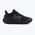 EA7 Emporio Armani Wave Cracking voll schwarz / Silber Schuhe 8