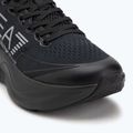 EA7 Emporio Armani Wave Cracking voll schwarz / Silber Schuhe 7