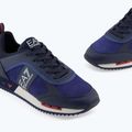 EA7 Emporio Armani Schwarz & Weiß Wildleder Sky Captain / Deep Cobal / Mineral Schuhe 13