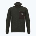 Fleece Hoodie Sweatshirt Herren CMP 35H3907 Melange Knitted forest melange/nero/ferrari
