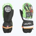 Skihandschuhe Kinder Level Animal lime 7