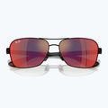 Sonnenbrille Ray-Ban Rb8336M Scuderia matt black/dark grey mirror blue/red 3
