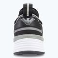 EA7 Emporio Armani Ace Runner Mesh schwarz/silberne Schuhe 6