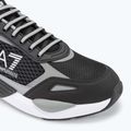 EA7 Emporio Armani Ace Runner Mesh schwarz/silberne Schuhe 7