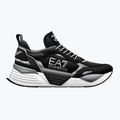 EA7 Emporio Armani Ace Runner Mesh schwarz/silberne Schuhe 8