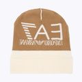 EA7 Emporio Armani Berg Sichtbarkeit Beanie Vanilleeis / Tigerauge Wintermütze 4