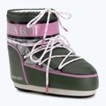 Moon Boot Icon Low Space Racing Damen Schneestiefel waldgrün/silber/rosa