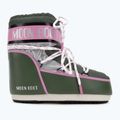 Moon Boot Icon Low Space Racing Damen Schneestiefel waldgrün/silber/rosa 2