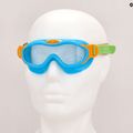 Speedo Sea Squad Kinderschwimmmaske Jr azurblau/fluo grün/fluo orange/klar 7