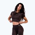 Damentrainingstop  NEBBIA Power dark brown