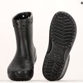 Herren Crocs Classic Regenstiefel schwarz 12