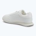 Calvin Klein Damen Schuhe HW0HW02574 Runner Lace Up Mono Pu Triple Bright White 3