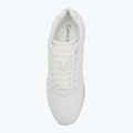 Calvin Klein Damen Schuhe HW0HW02574 Runner Lace Up Mono Pu Triple Bright White 5