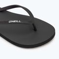 Women's O'Neill Profile Small Logo Flip Flops schwarz aus 7