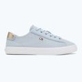 Tommy Hilfiger Damen Turnschuhe Vulc Canvas Lace Up luftig blau 2