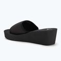 Calvin Klein Damen Flip Flops YW0YW01725 Beach Wedge Slide Canvas dreifach schwarz 3