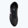 Herren Schuhe Tommy Hilfiger New Runner Eva Lth Stripes schwarz 5