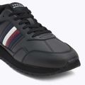 Herren Schuhe Tommy Hilfiger New Runner Eva Lth Stripes schwarz 7
