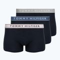 Boxershorts Tommy Hilfiger Trunk WB 3 Paar purple pink/antique silverer/aegean sea