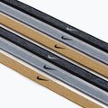 Nike Swoosh Sport Metallische Stirnbänder 6 Stück grau-gold N1002008-097 3
