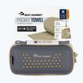 Schnelltrocknendes Handtuch Sea to Summit Pocket Towel beluga 5