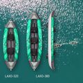 Aqua Marina Recreational Kayak grün Laxo-320 2-Personen aufblasbares 10'6″ Kajak 17