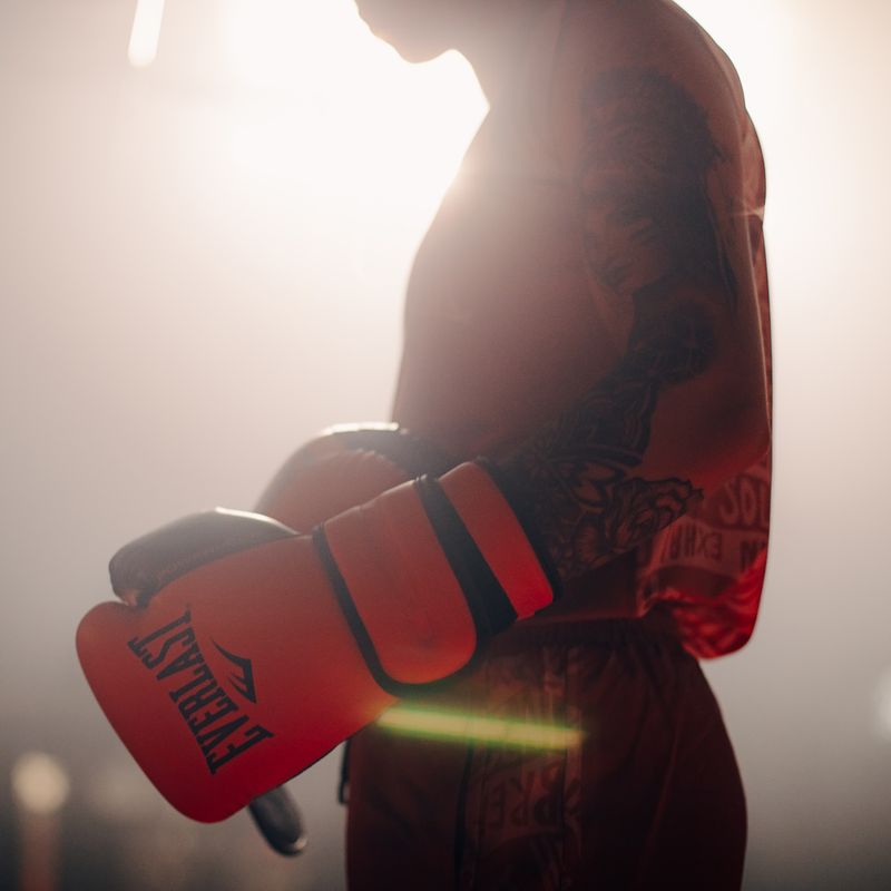 EVERLAST Powerlock Pu Herren Boxhandschuhe rot EV2200 6