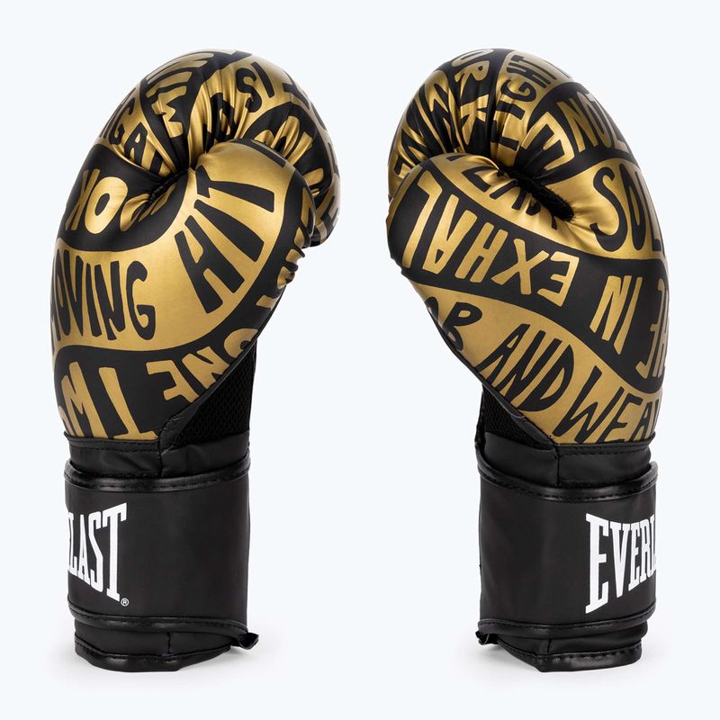 Everlast Spark schwarz/gold Boxhandschuhe EV2150 BLK/GLD 4
