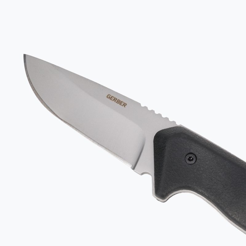 Gerber Moment Fixed Large Drop Point Wandermesser schwarz/silber 31-003617 3