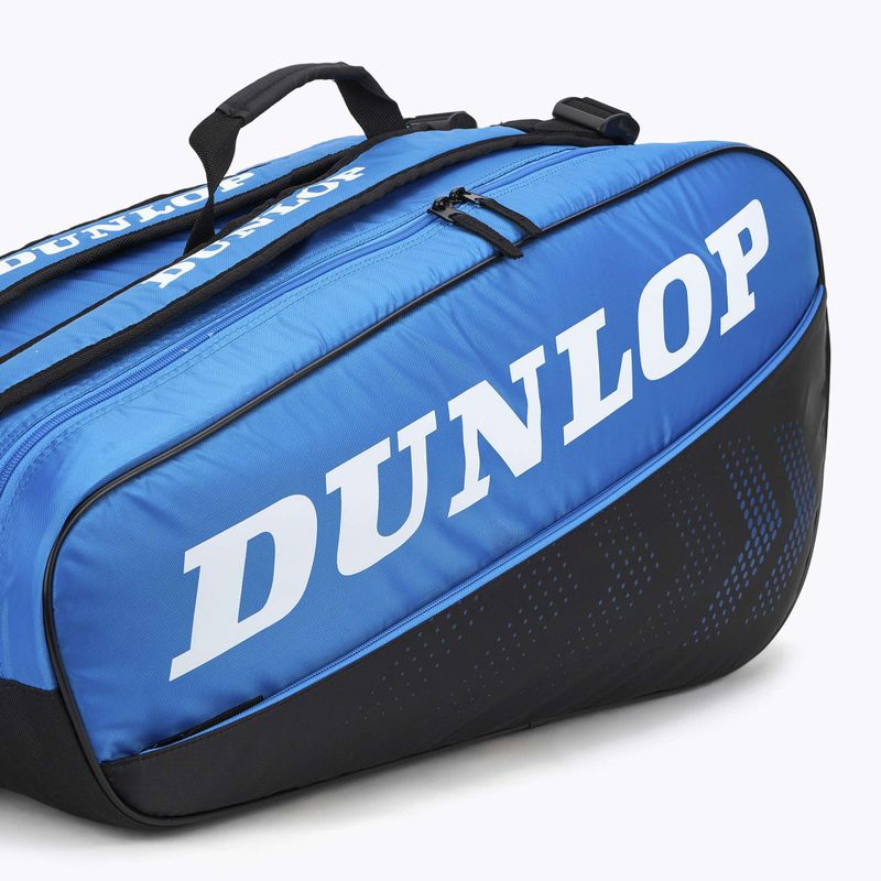 Tennistasche Dunlop FX-Club 10 RKT black/blue 8