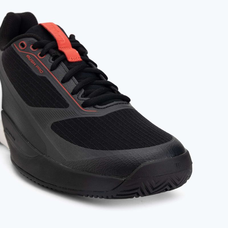 Herren-Tennisschuhe Wilson Rush Pro 5 black/infrared/white 7