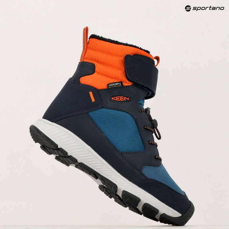 Schneeschuhe Kinder KEEN Skua Winter WP sky captain/gold flame 9