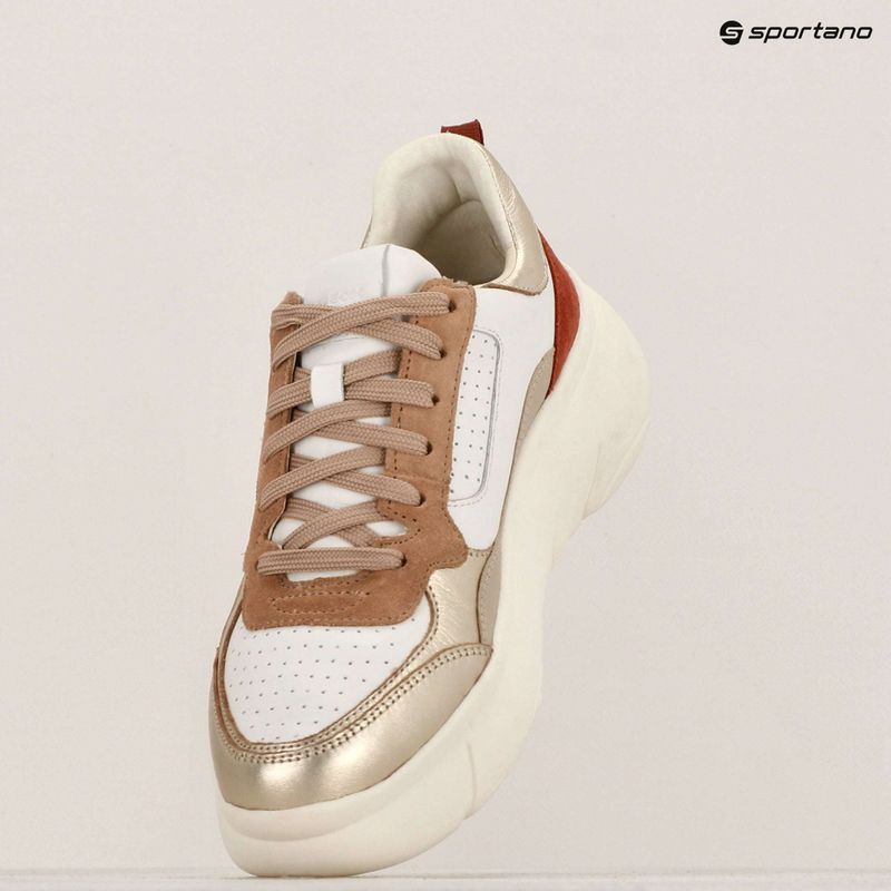 Schuhe Damen Geox Nebula™ 2.0 X whire/light gold 10