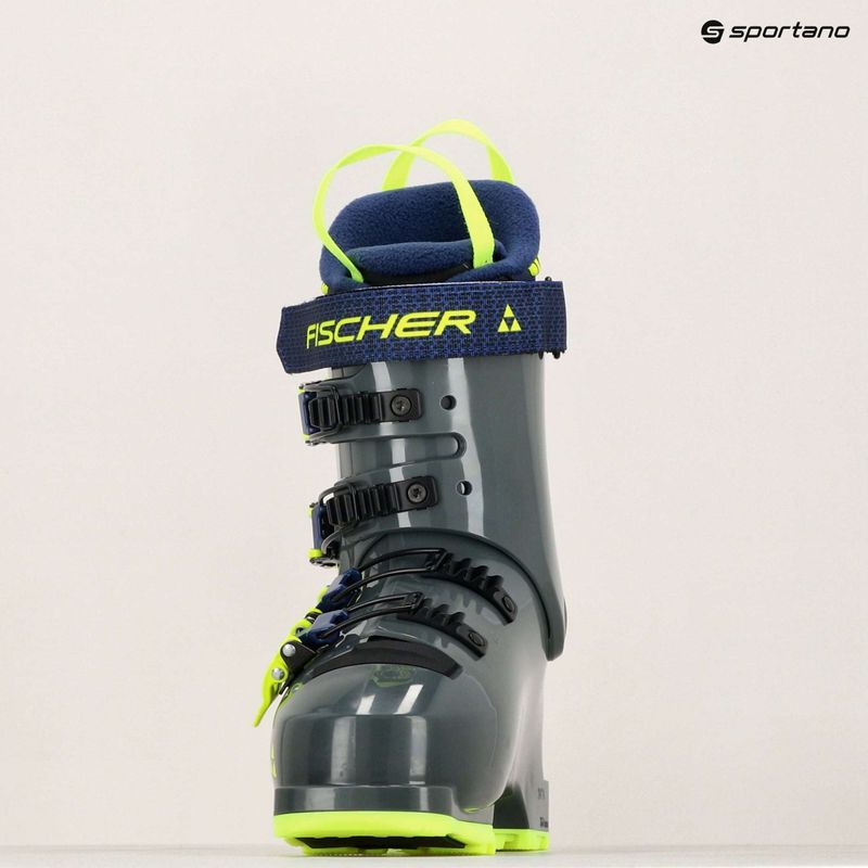 Skischuhe Kinder Fischer RC4 60 JR GW rhino grey/rhino grey 7
