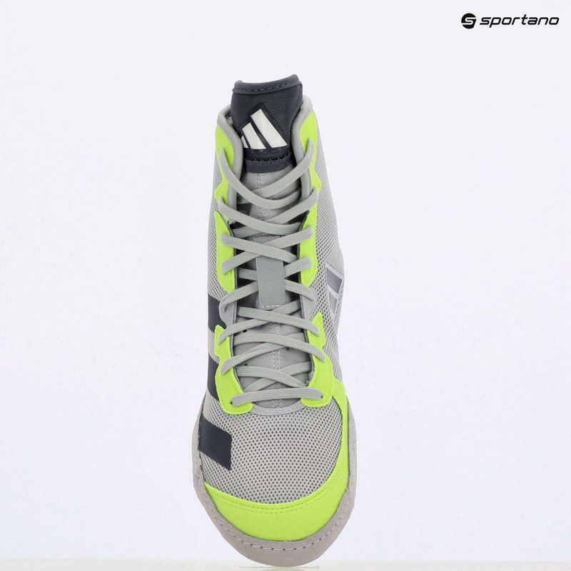 Boxschuhe Herren adidas Adizero team light grey/ team onix/ team sollar yellow 2 9