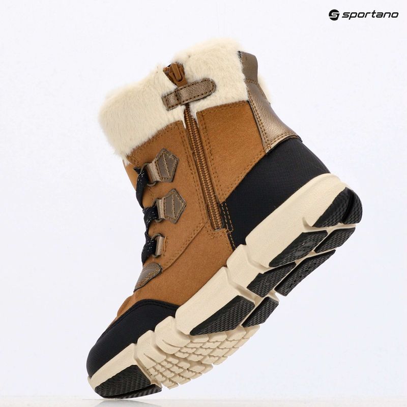Schneeschuhe Kinder Geox Flexyper ABX whisky / black 9