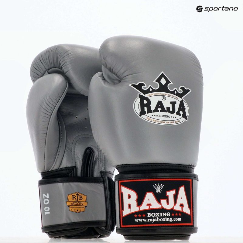 Boxhandschuhe RAJA BOXING Single Standard Genuine Leather grey 8