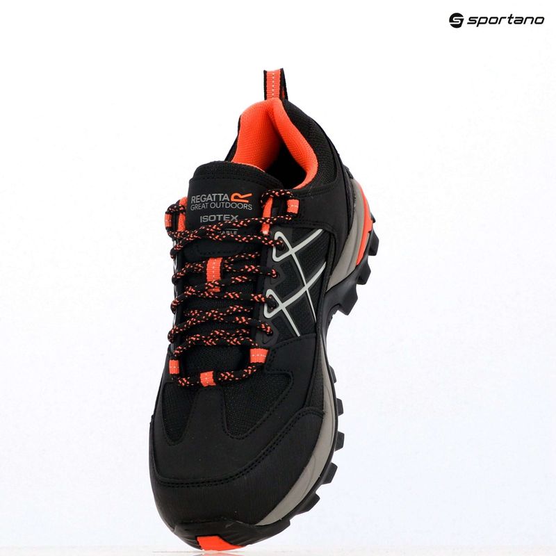 Damen-Trekkingstiefel REGATTA Samaris III Low schwarz/satsuma 9