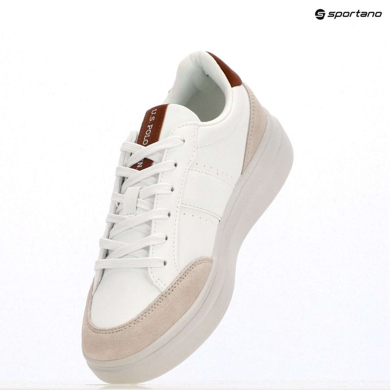 Herrenschuhe U.S. Polo Assn. CODY003B weiß/hellbraun 9