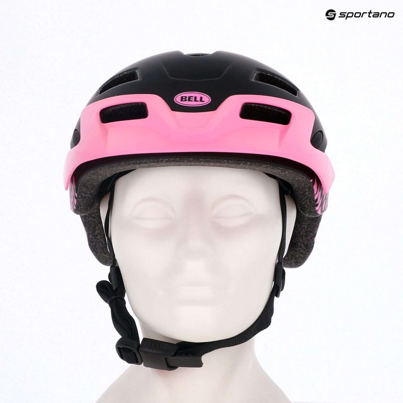 Bell Sidetrack Jr matt rosa Kinderfahrradhelm 9