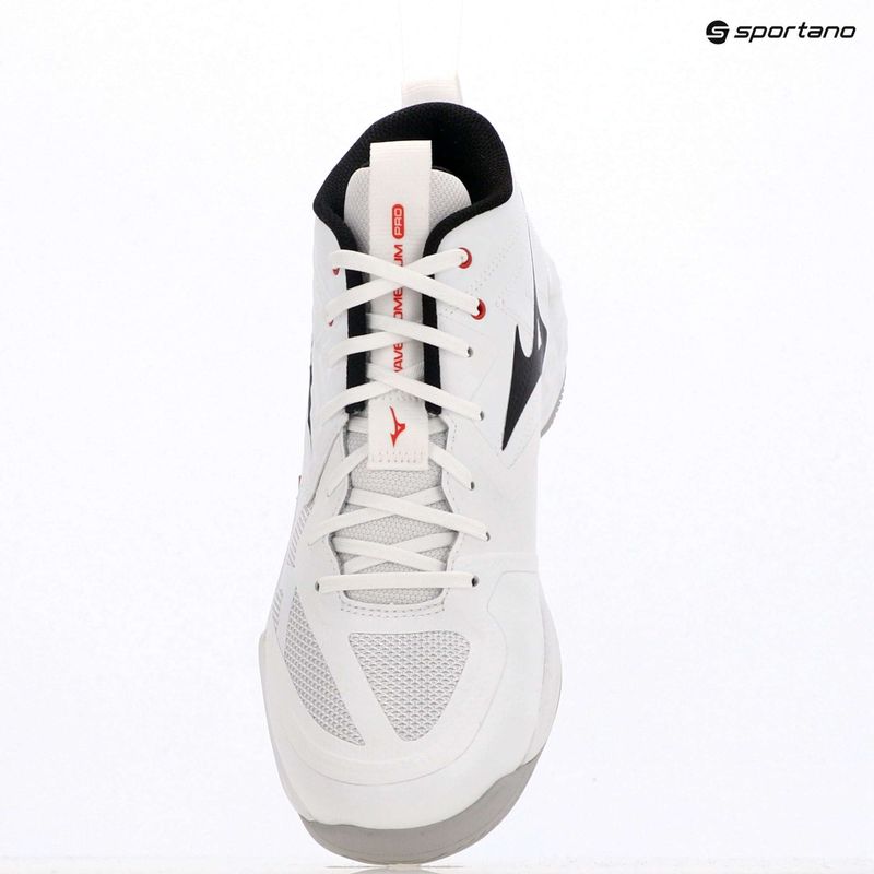 Volleyballschuhe Mizuno Wave Momentum Pro Mid white/black/fiery red 9