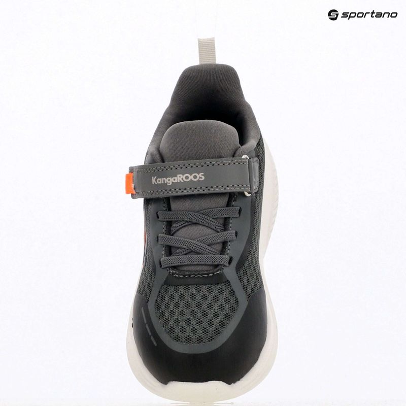 Kinderschuhe KangaROOS K-RDI Pebble EV steel grey/neon orange 9