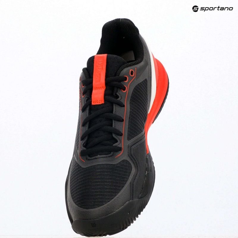 Herren-Tennisschuhe Wilson Rush Pro 5 Clay black/infrared/white 9