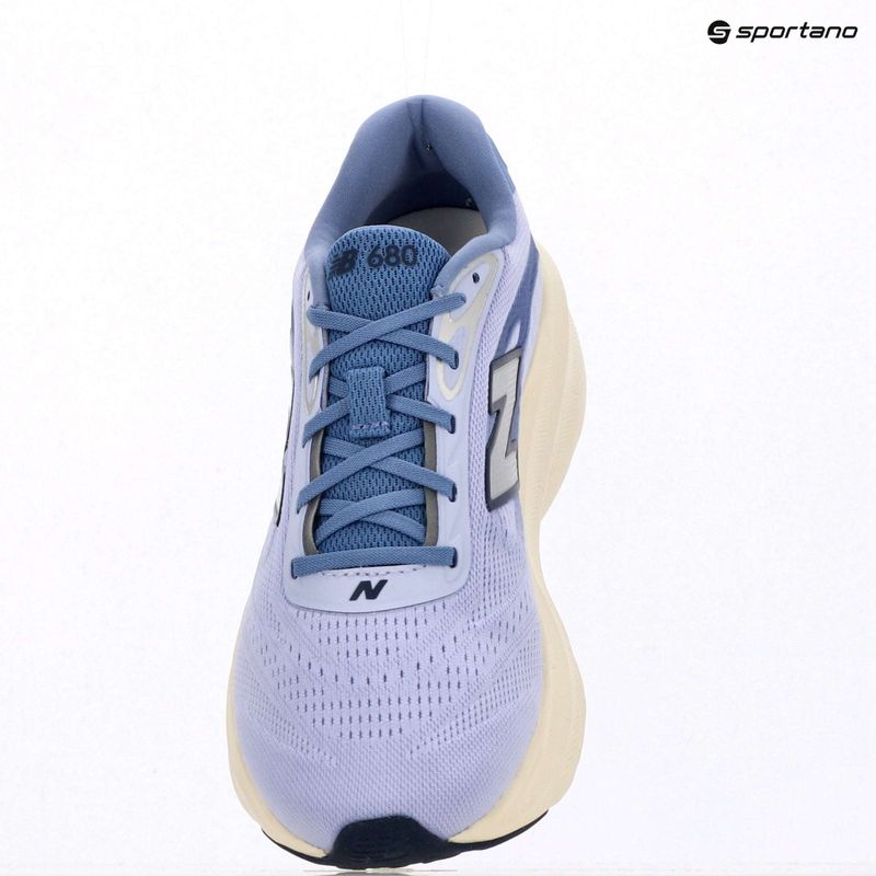 Damen-Laufschuhe New Balance Fresh Foam 680's V9 glint blue/fairweather blue/navy 9