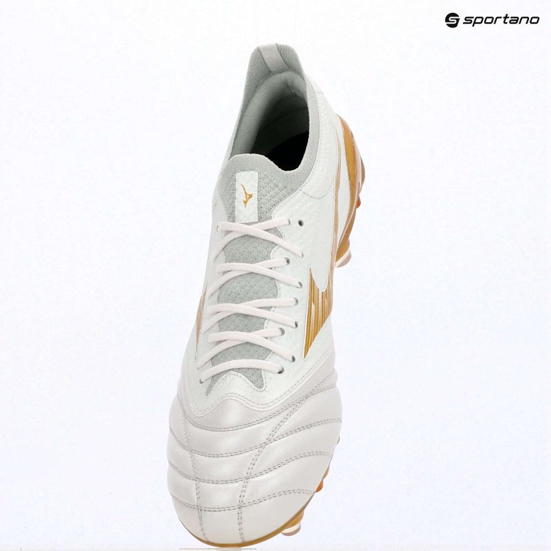 Fußballschuhe Mizuno Morelia Neo IV Beta Elite Mix white/mp gold/cool gray 3c 9
