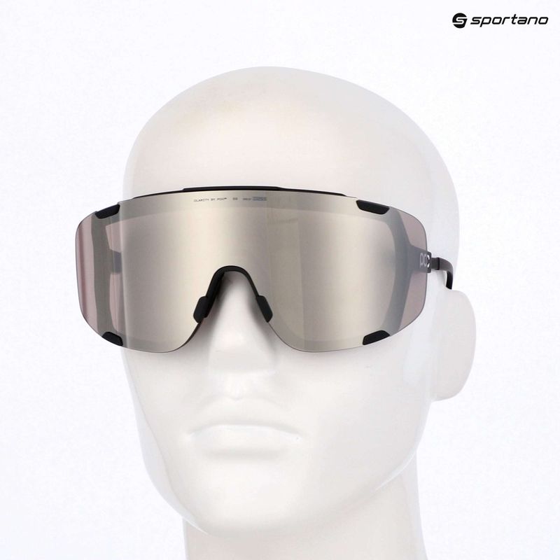 Sonnenbrille POC Devour uranium black/clarity road/sunny silver 6