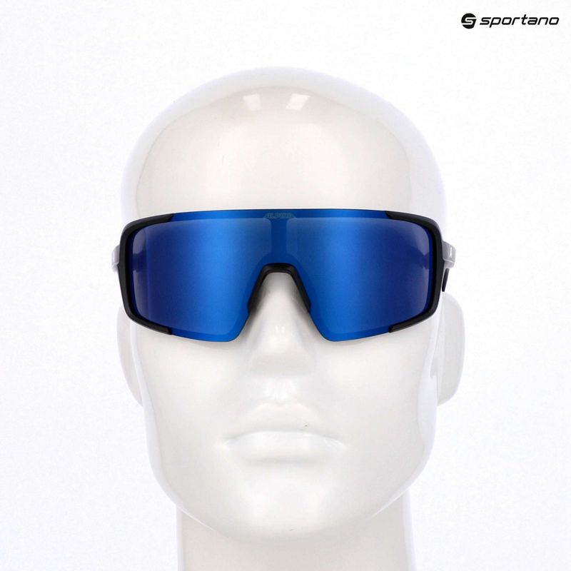 Sonnenbrille Alpina Lumin black matt/blue mirror 7