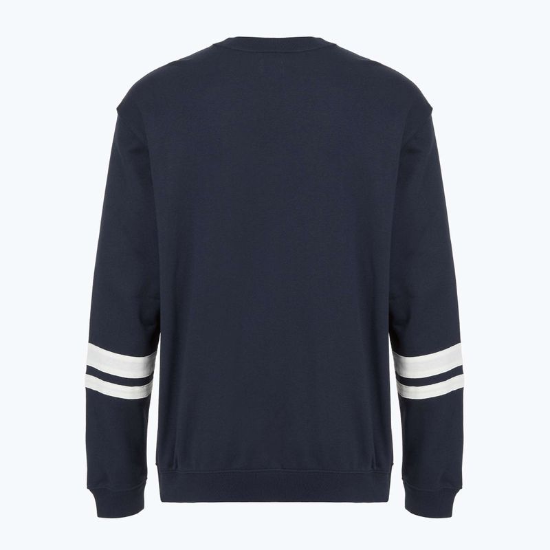Herren GAP Logo Piping Crewneck Sweatshirt blau navy 2