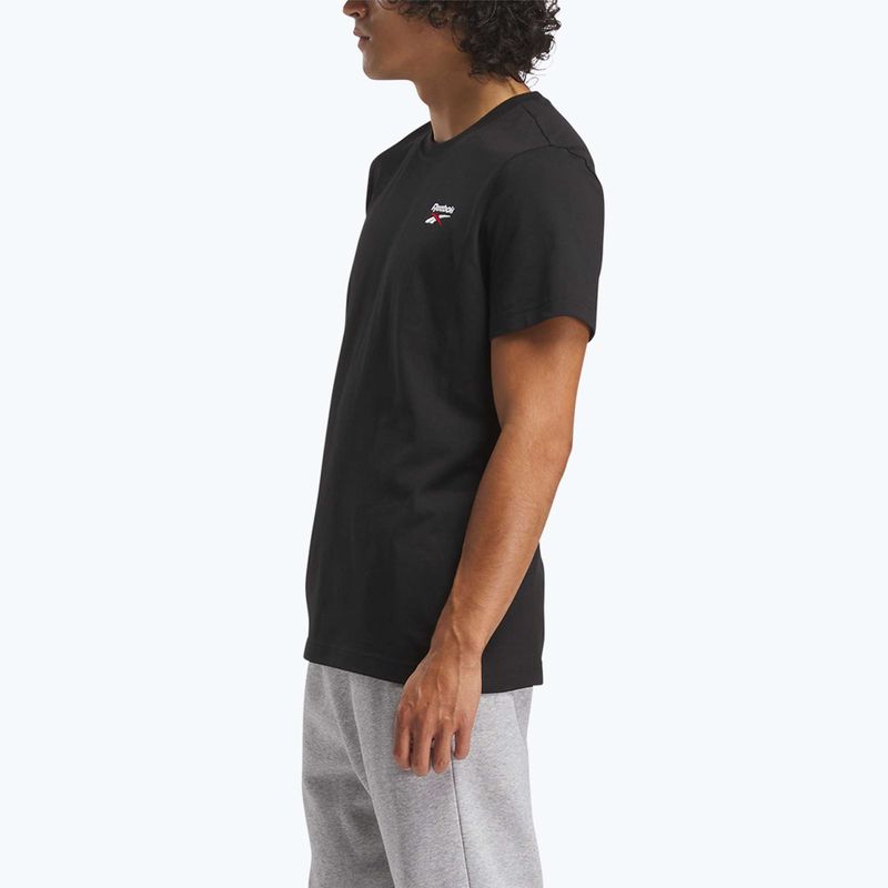 Shirt Herren Reebok Identity Small Logo Tee black/white/vector red