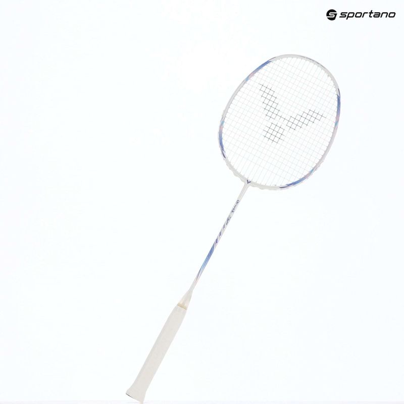 Badminton-Schläger VICTOR DriveX 7SP AJ white/purple 5